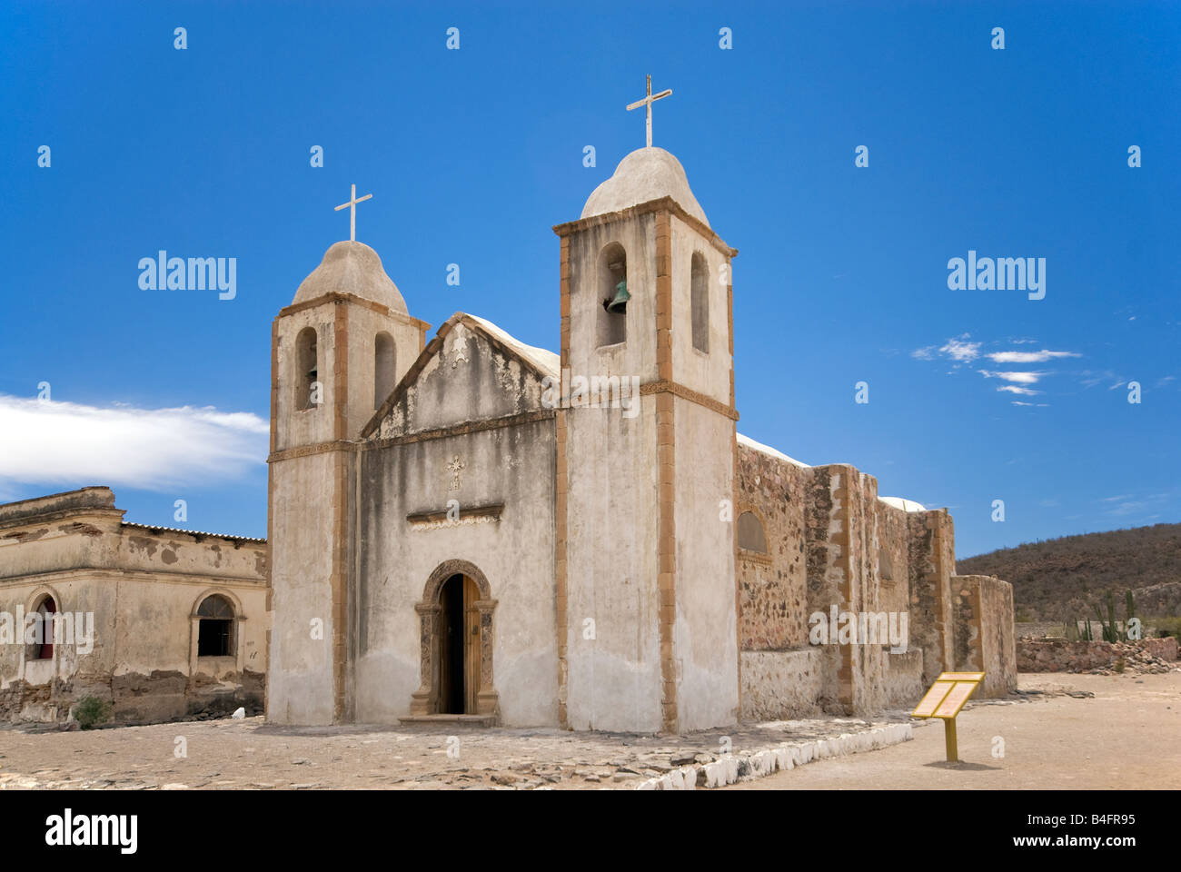 Mision San Luis Gonzaga in Desierto Central Baja California Sur Mexico Stock Photo