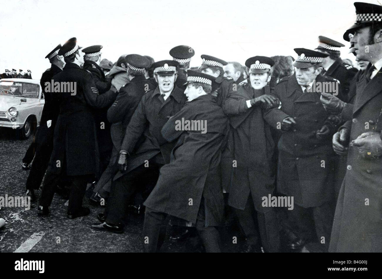 MINERS STRIKE PICKET LINE Stock Photo Alamy