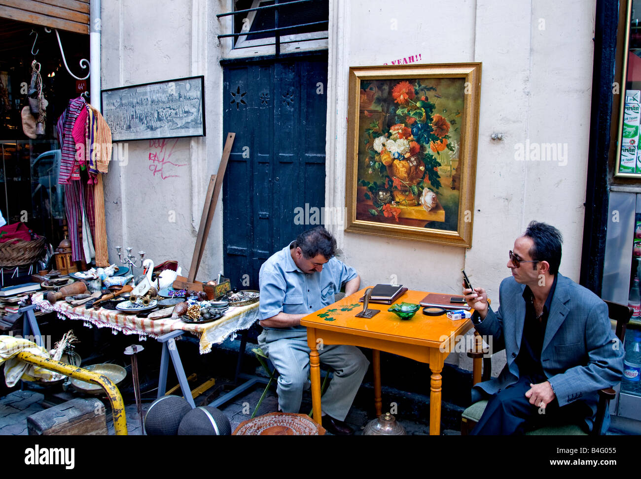 Istanbul Galatasaray Cukurcuma quarter near Istiklal Caddesi Beyoglu ...