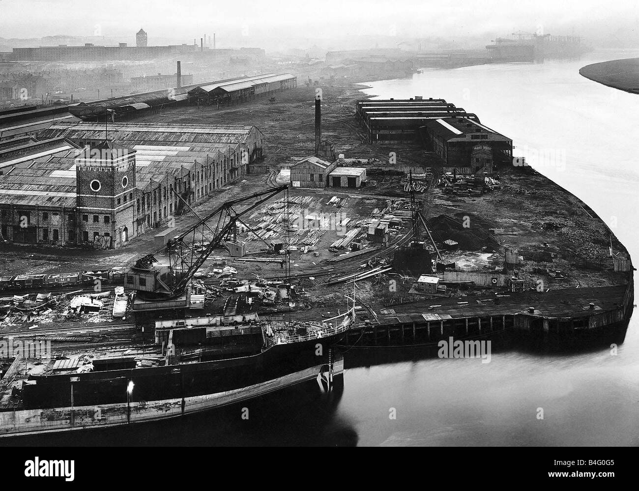 Beardmore s shipyard site at Dalmuir on the River Clyde in Scotland