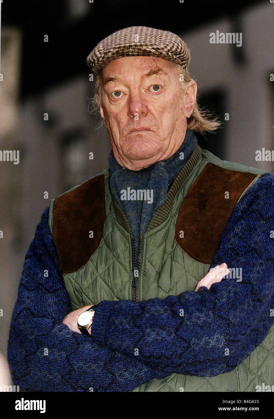 Jeremy Kemp Actor Star Of Z Cars Stock Photo Alamy