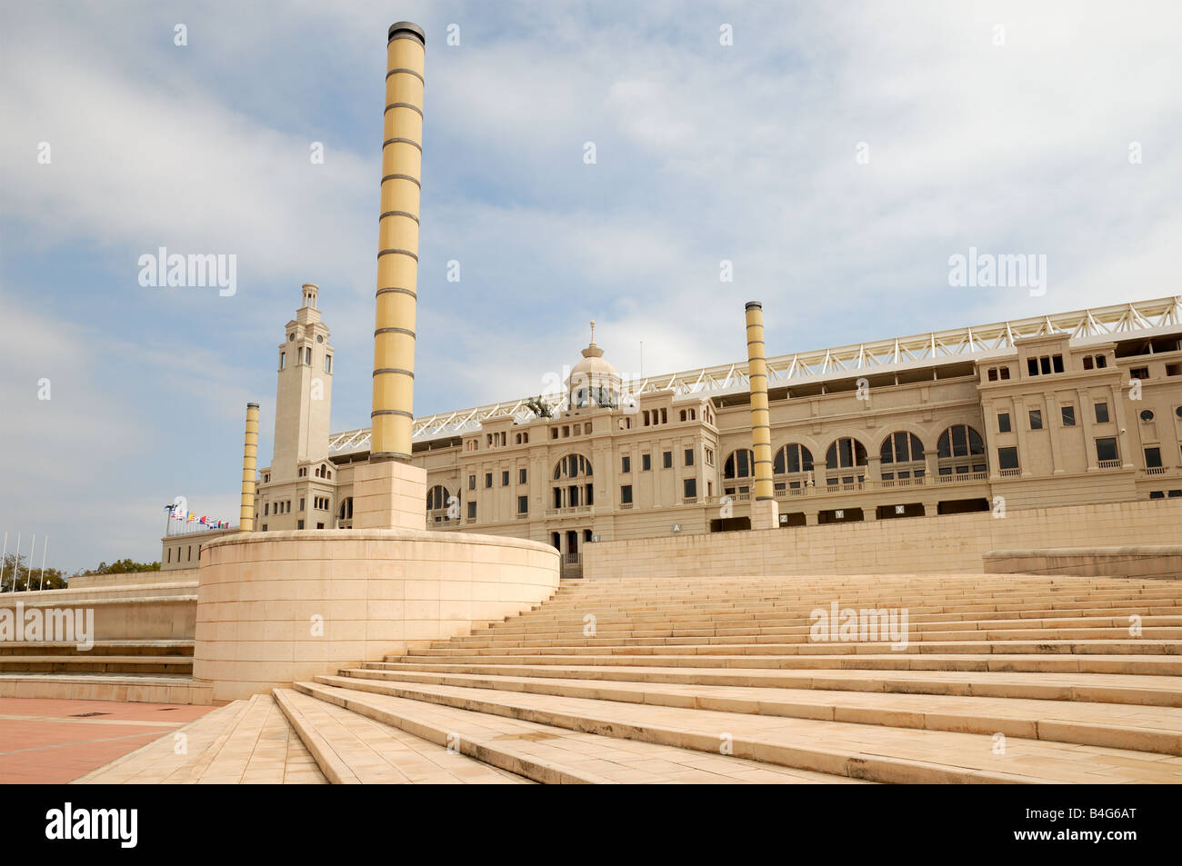 Olympic stadium barcelona hi-res stock photography and images - Alamy