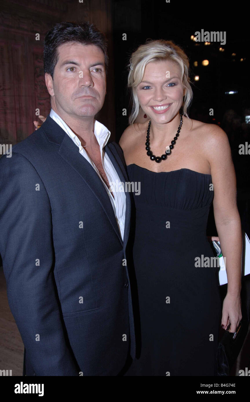 Simon Cowell and Kate of X Factor arriving at the Royal Albert Hall for The National TV Awards 2005 Stock Photo - Alamy