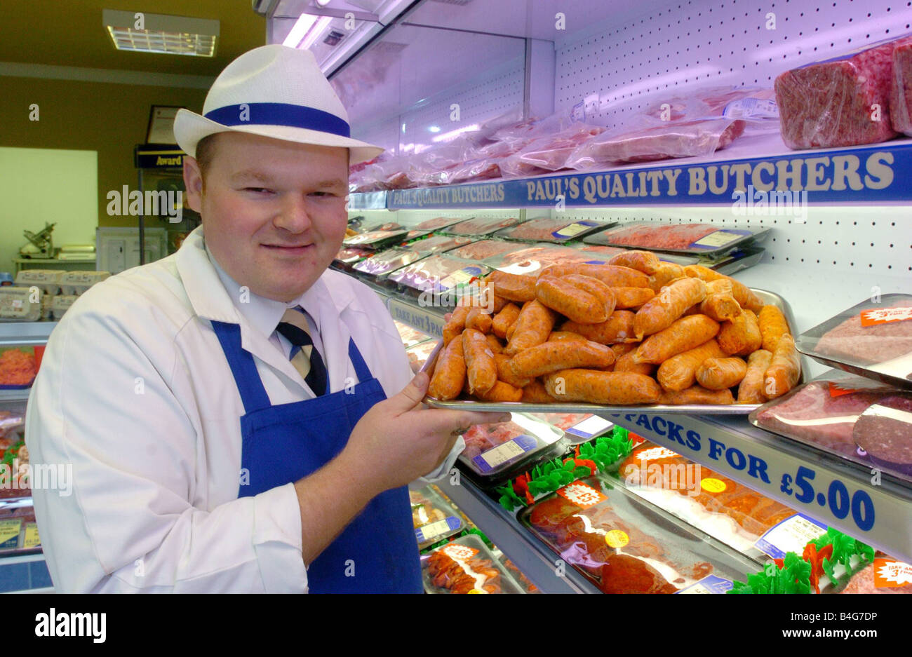 Butchers hat hires stock photography and images Alamy