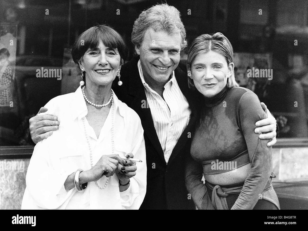 Michelle Collins Actress With Peter Dean And June Brown Who Once Starred In The TV Programme Eastenders Stock Photo
