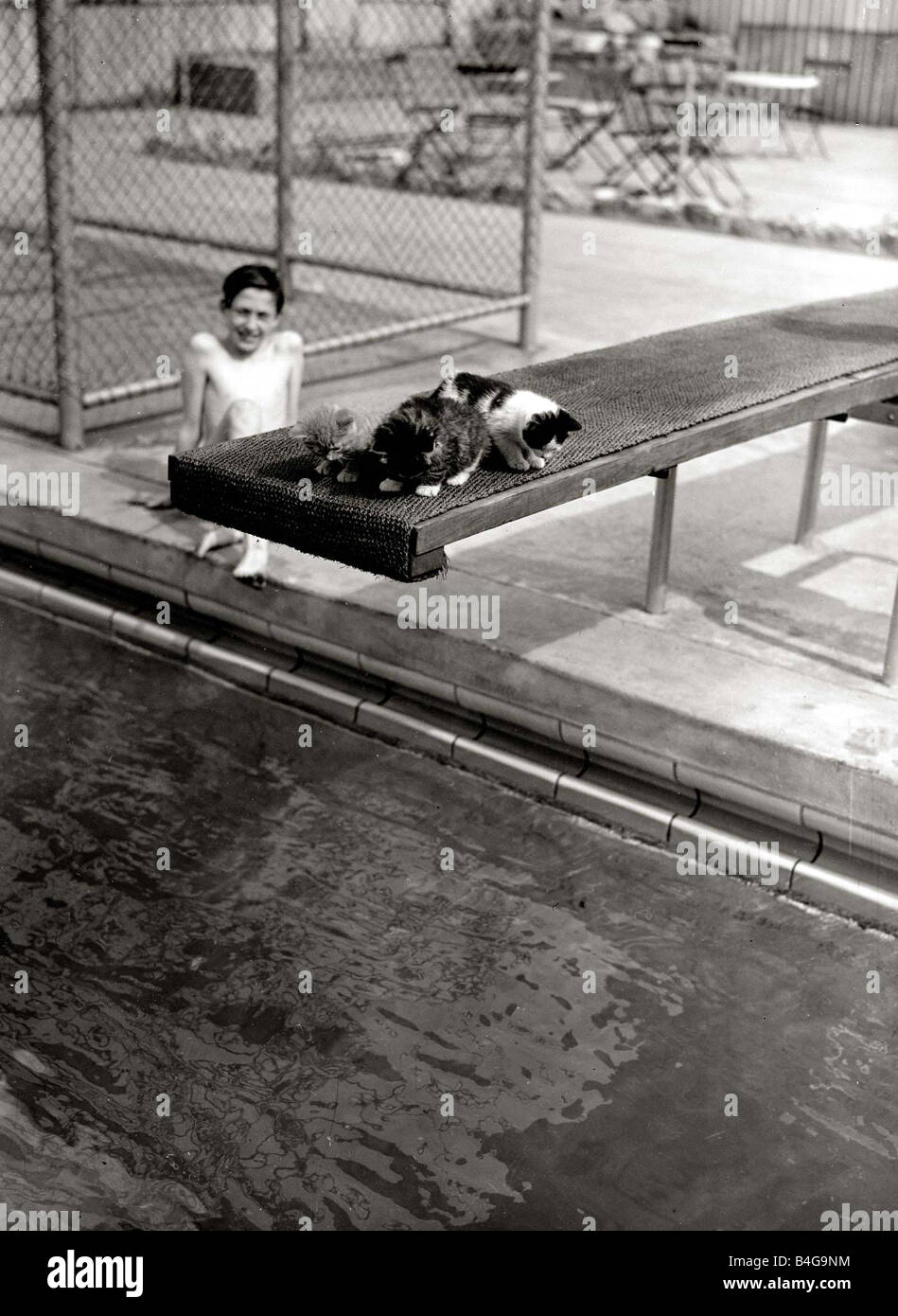 1950s diving hi-res stock photography and images - Alamy
