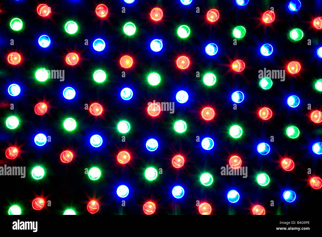 Multi colored lights Stock Photo