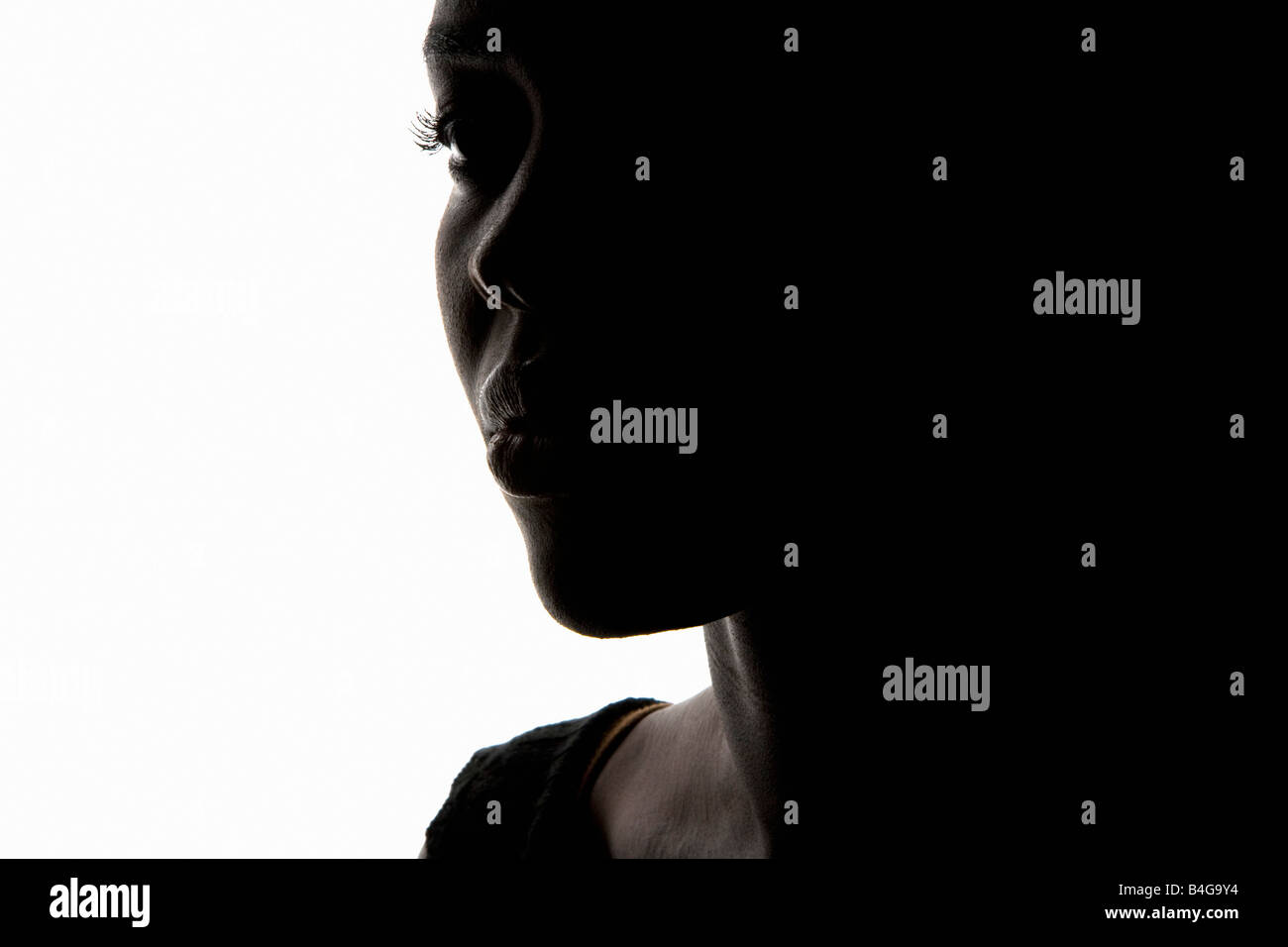 African woman silhouette hi-res stock photography and images - Alamy