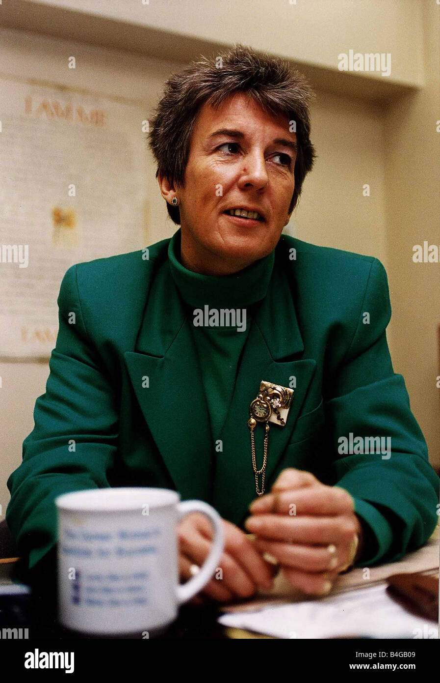 Jackie Malton actress plays police inspector in TV show Prime Suspect Stock Photo