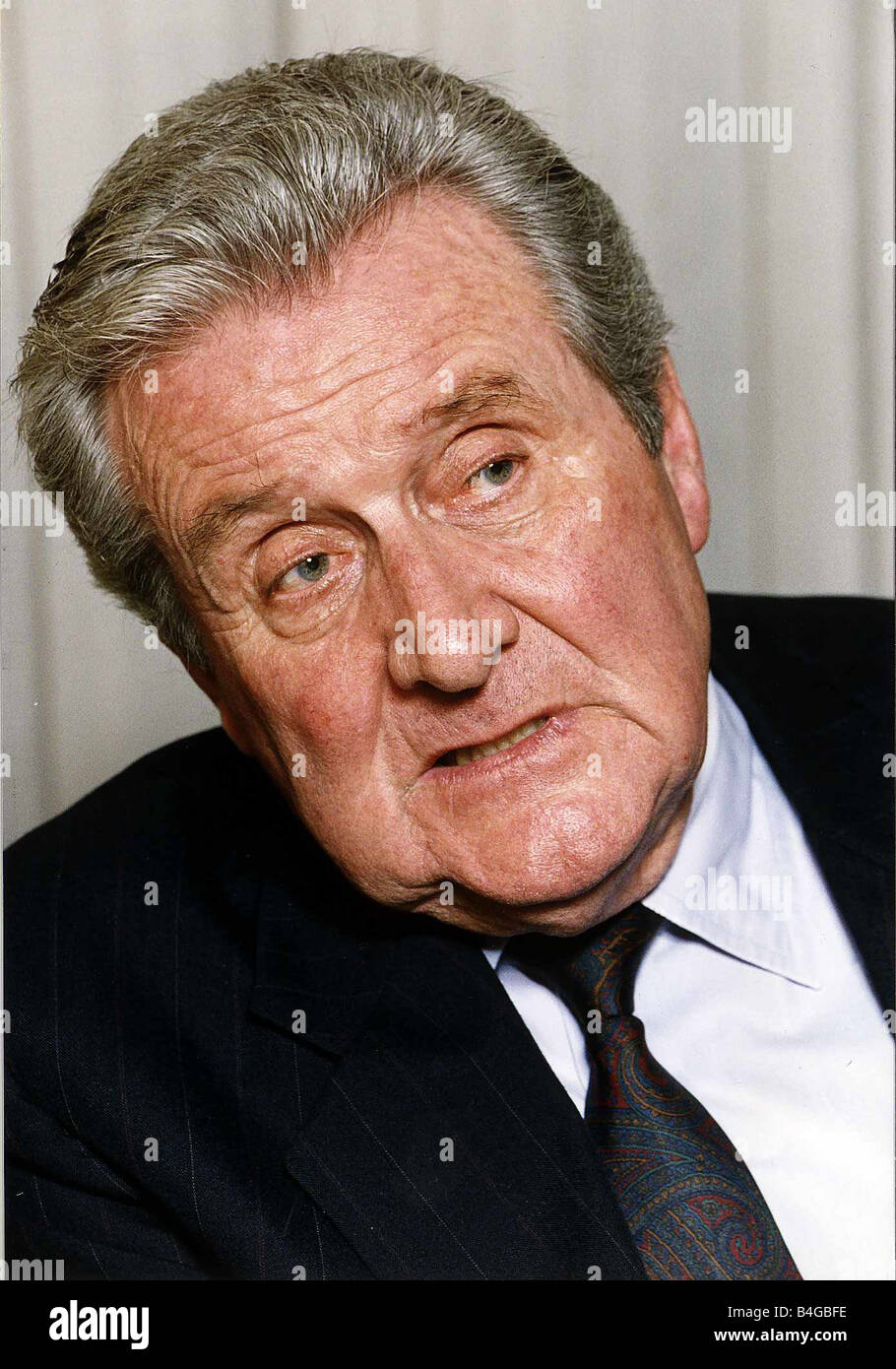 Patrick Macnee Actor from the TV Programme The Avengers Stock Photo Alamy