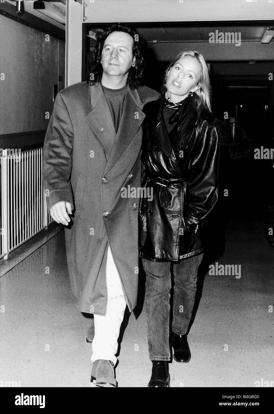 Patsy Kensit Actress and Jimm kerr the lead singer of simple minds