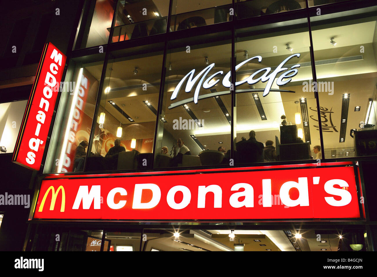 Mcdonalds Restaurant In Berlin Germany Stock Photo Alamy