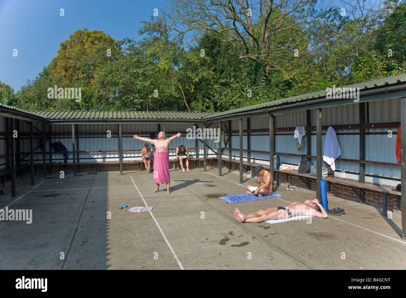 Hampstead pond men's hires stock photography and images Alamy