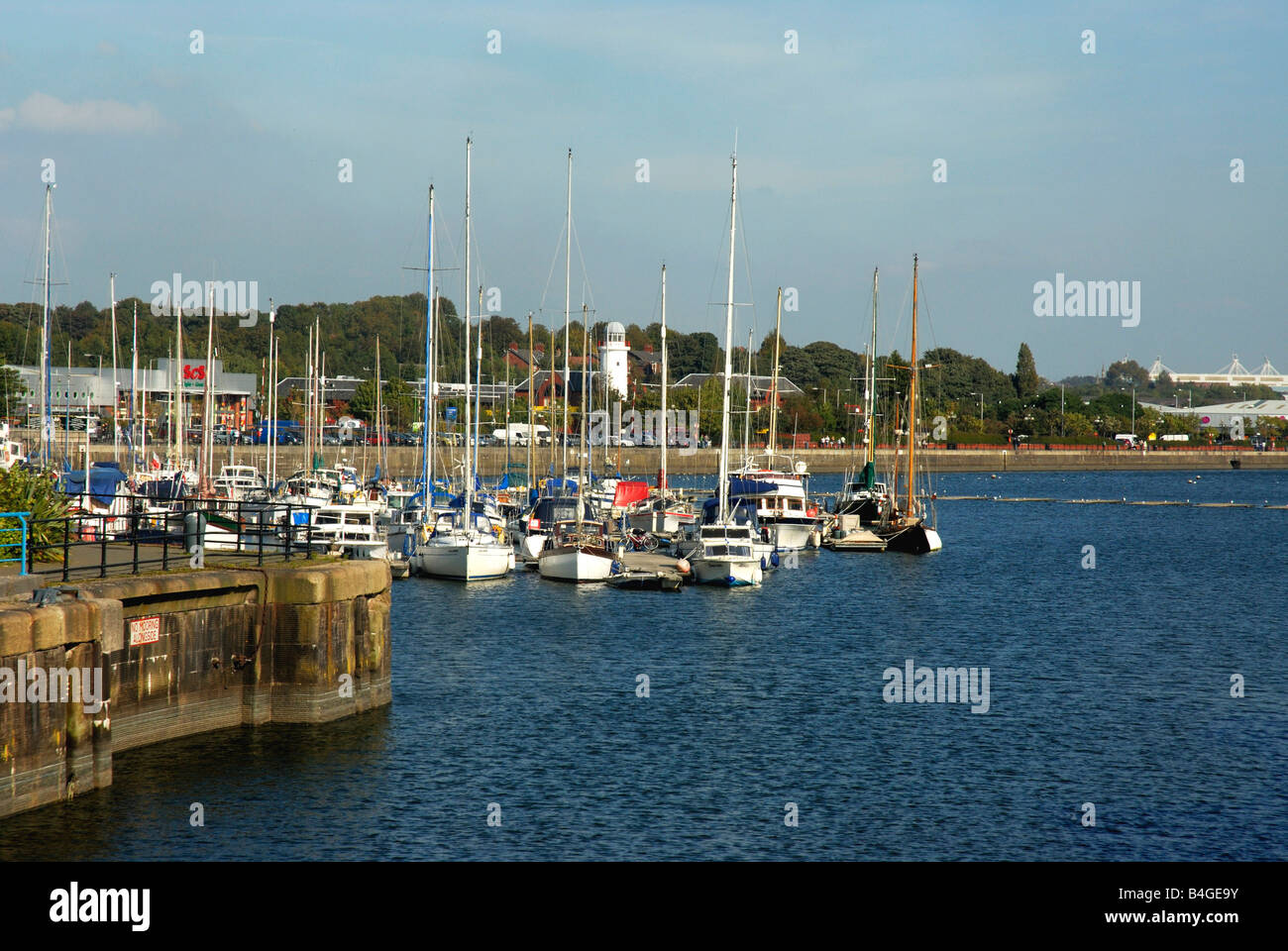 Preston Marina, Riversway Docklands, Preston, Lancashire, England Stock Photo Alamy