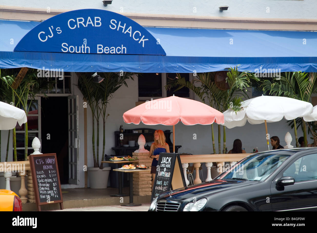 CJ's Crab Shack, South Beach, Miami, Florida Stock Photo Alamy