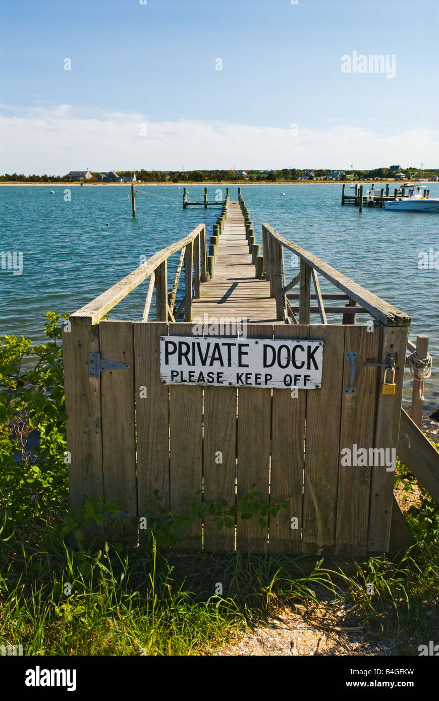 Martha's Vineyard, Edgartown Harbor Stock Photo