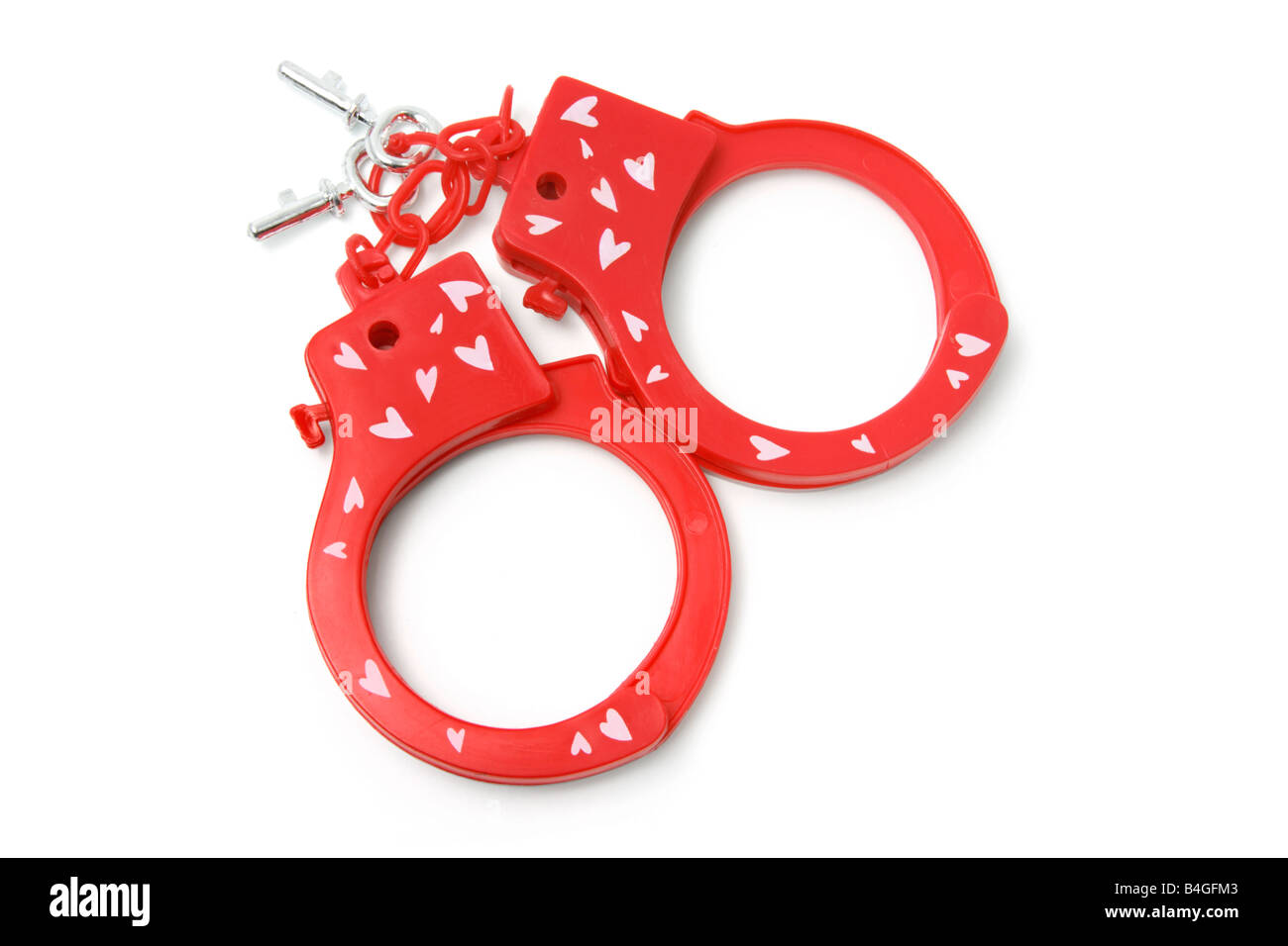 Plastic Handcuffs Stock Photo