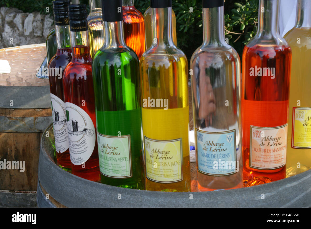 Liqueurs make by the monks of the Abbaye de Lérins South of France