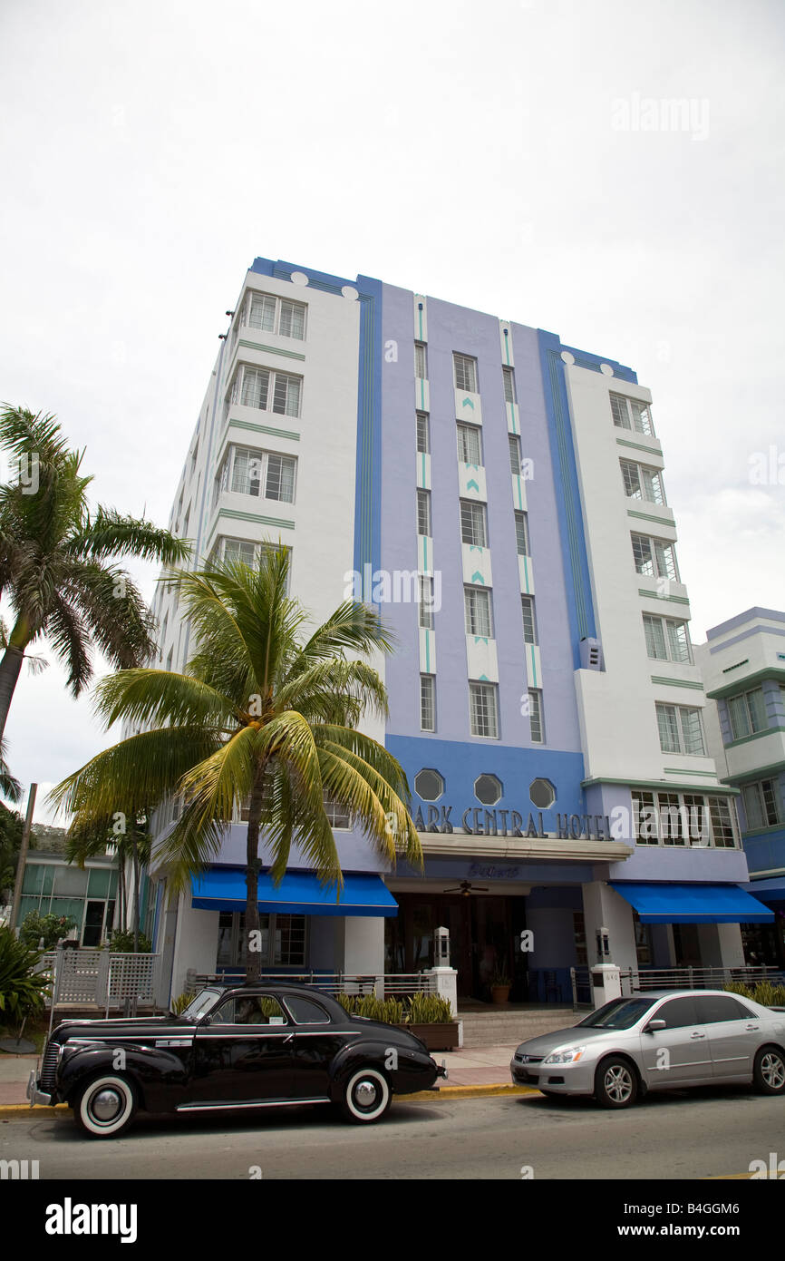 Park Central Hotel, South Beach, Miami, Florida Stock Photo