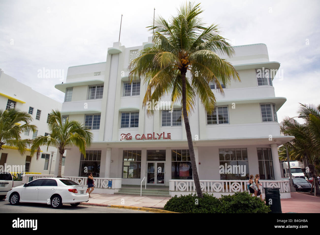 The Carlyle Hotel, South Beach, Miami, Florida Stock Photo Alamy