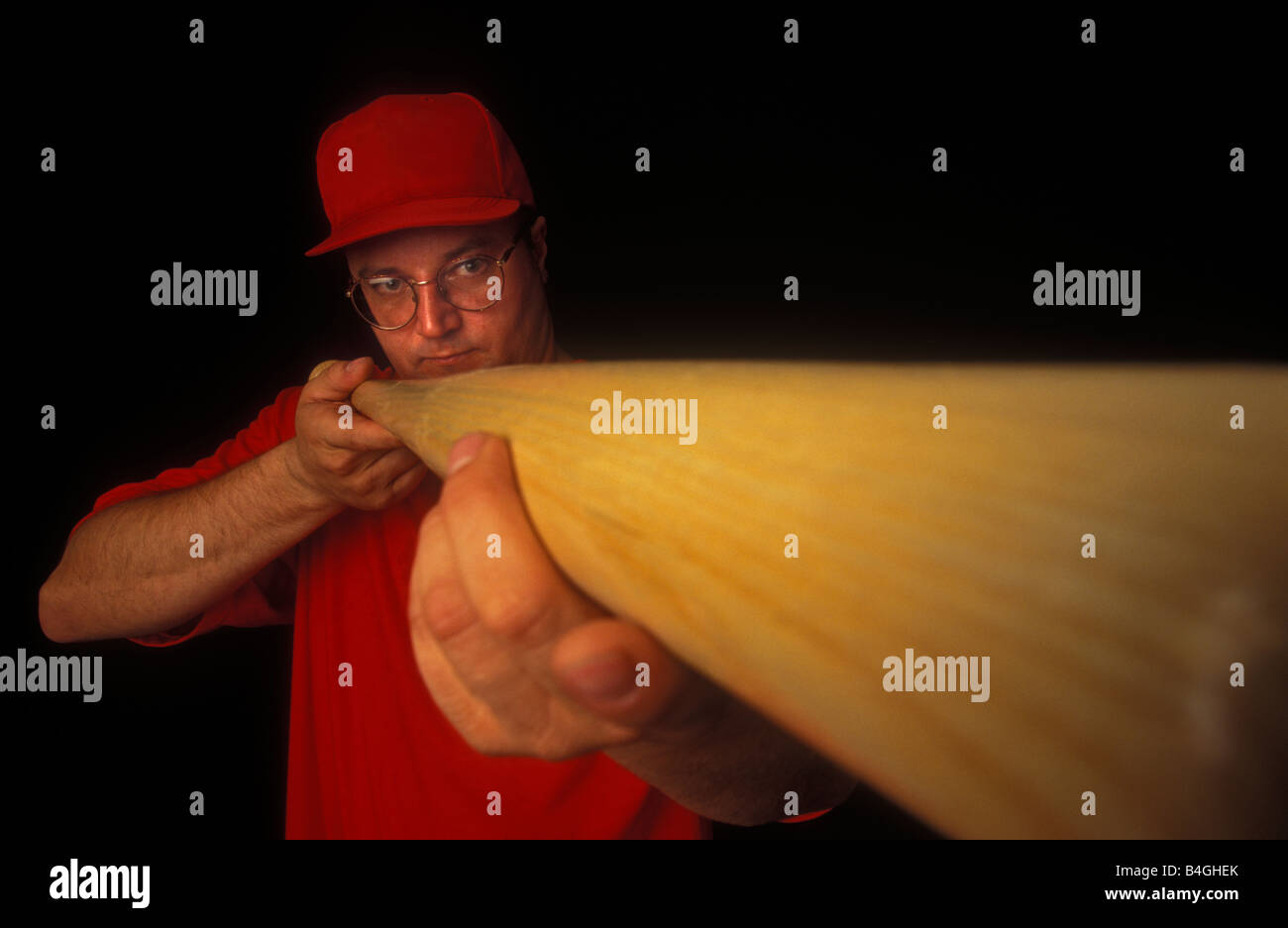 Testing Baseball Bat baseball bat inspection Stock Photo - Alamy