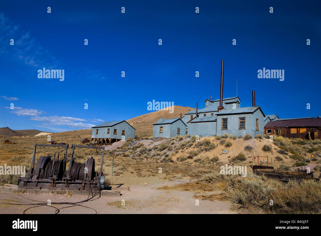 The Standard Mill, Bodie State Historical Park, Bodie, California Stock Photo