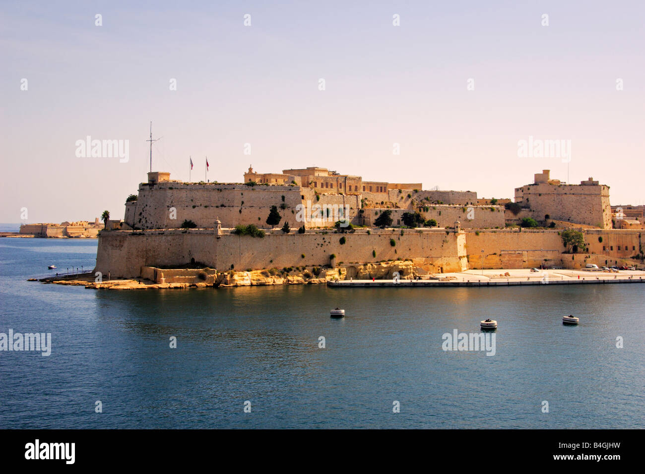 "Fort St Angelo" Vittoriosa, Malta. Stock Photo