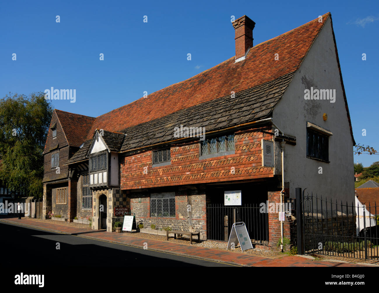 Anne of Cleves House Lewis Stock Photo