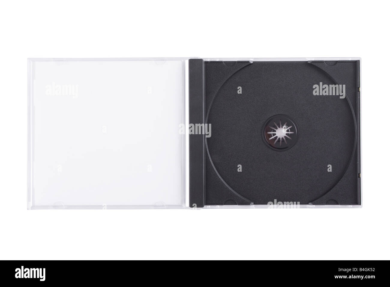 Empty DVD case isolated on a white background Stock Photo Alamy