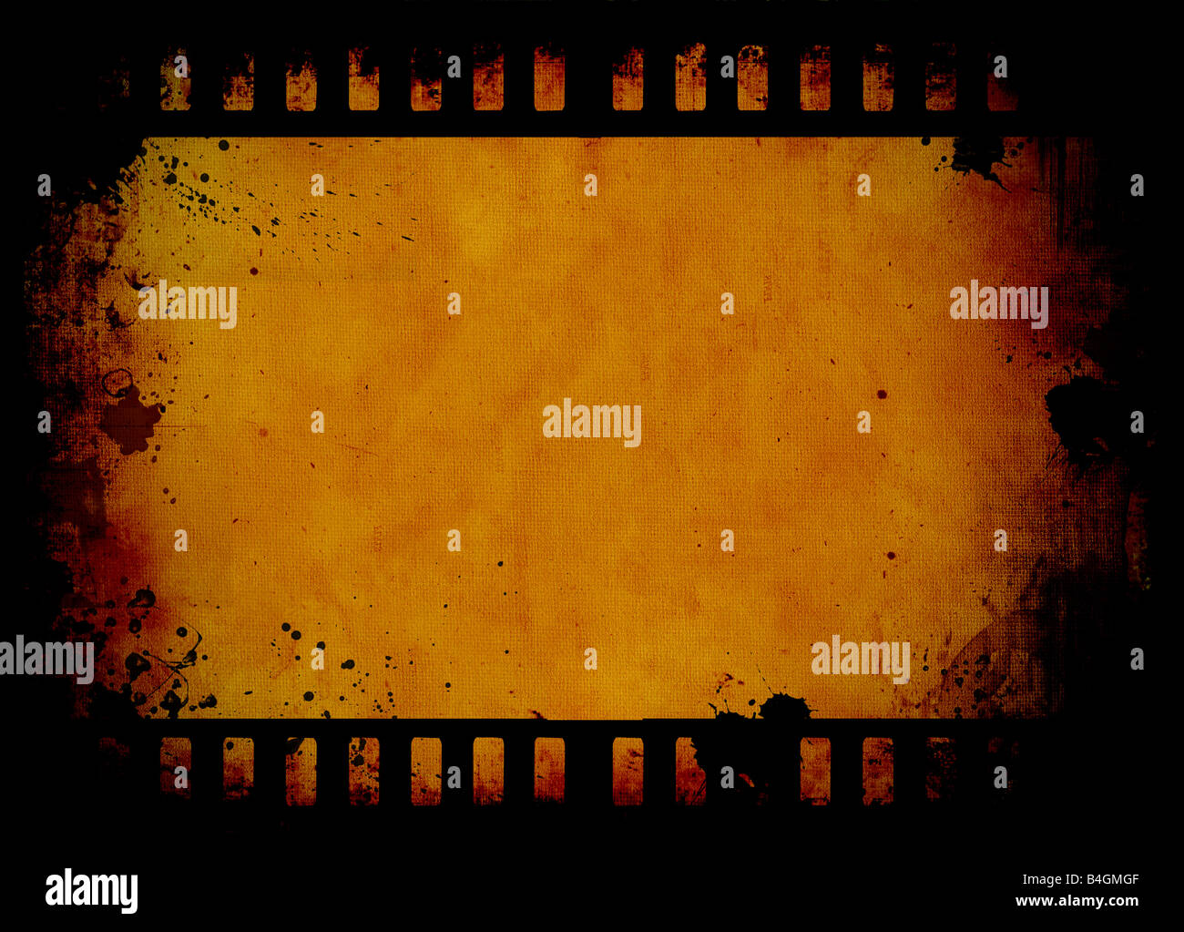 Film strip grunge background Stock Photo