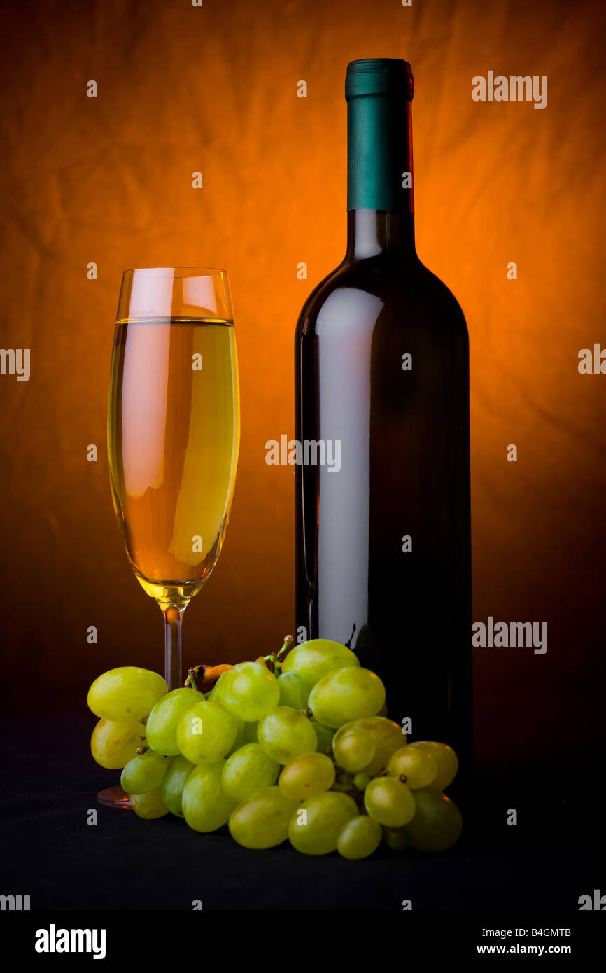 Wine composition Stock Photo