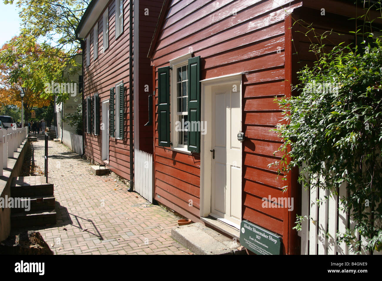Samuel Shultz private home and the Shultz Shoemaker Shop, Old Salem