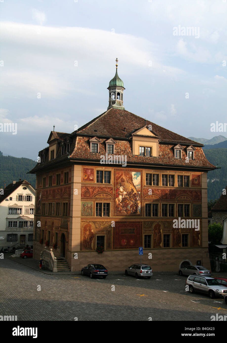 Schwyz Town hall Stock Photo