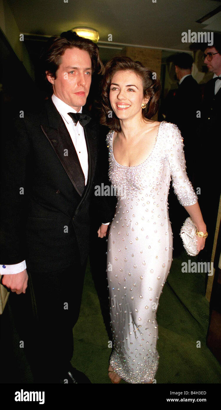 Hugh Grant and Elizabeth Hurley at the Savoy Hotel for the 15th FIlm ...
