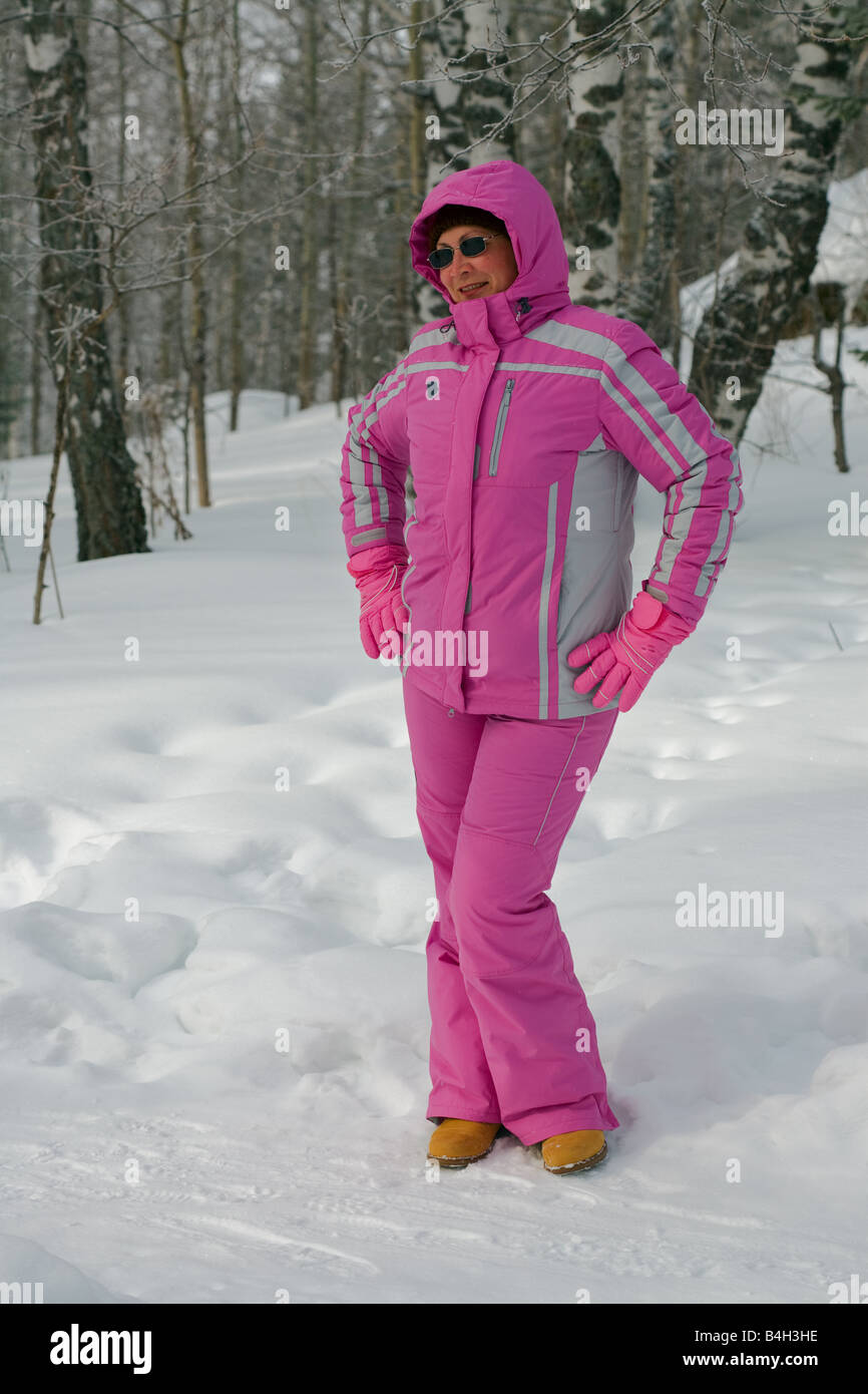 Woman in forest hi-res stock photography and images - Alamy