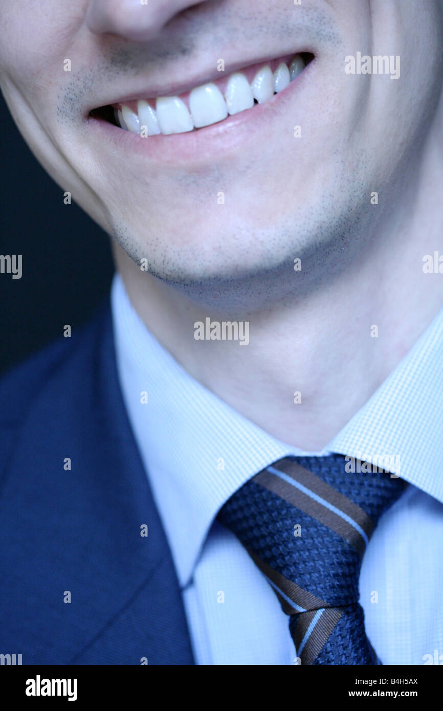 Close up smiling men hi-res stock photography and images - Alamy