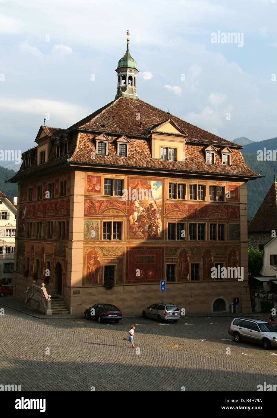 Schwyz Town hall Stock Photo