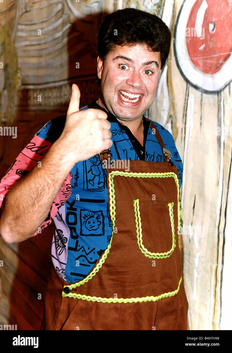 Paul Henry who played Benny in Crossroads is pictured as idle Jack in the Panto Mother Goose in Southport Stock Photo