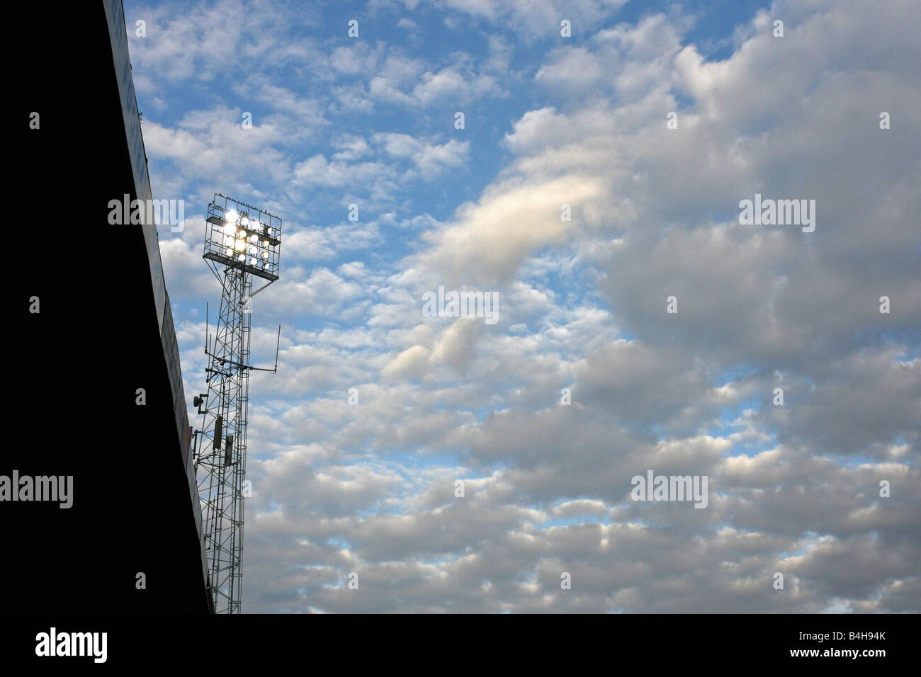 Floodlight football stadium hi-res stock photography and images - Alamy