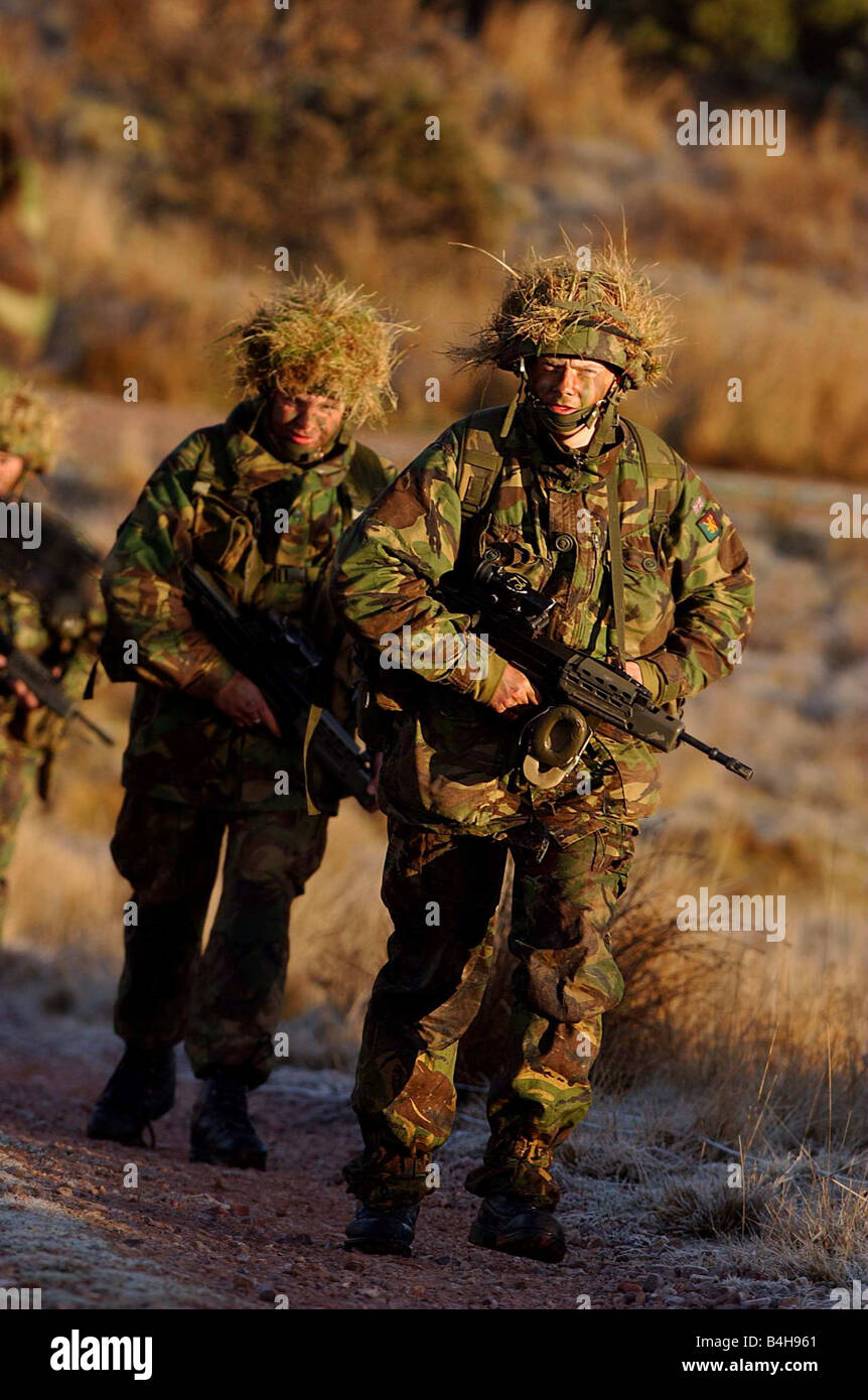 The 4th Battalion the parachute regiment attached to the 51st Highland