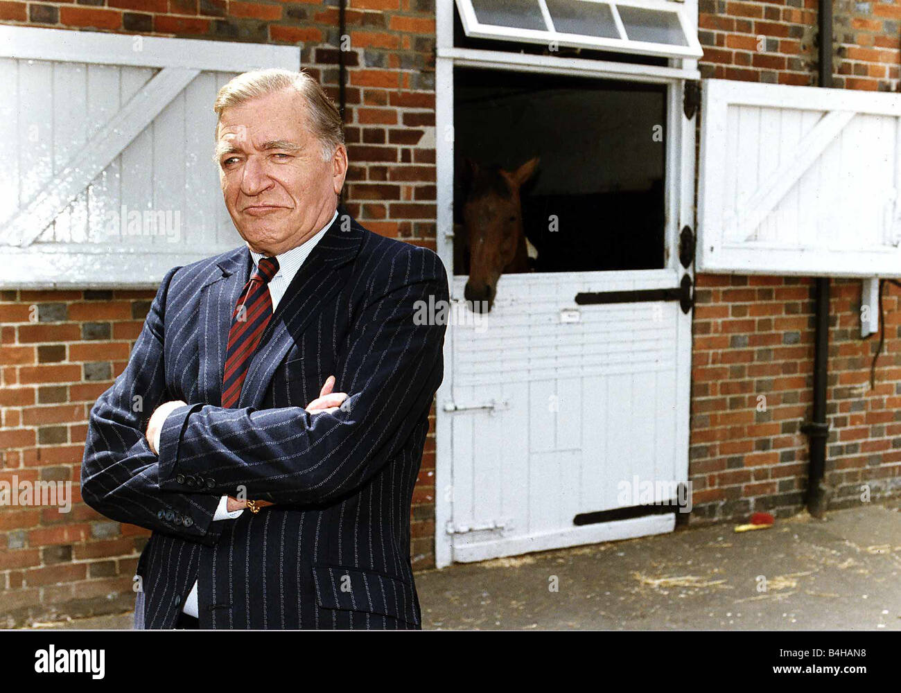 Nigel Davenport actor who stars in BBC tvs Trainer Stock Photo - Alamy