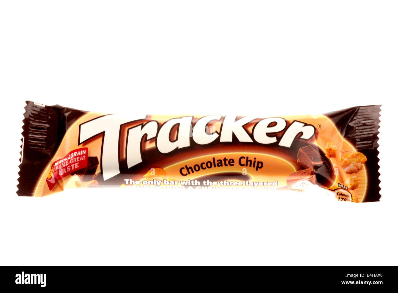 Chocolate Chip Cereal Bar Stock Photo Alamy