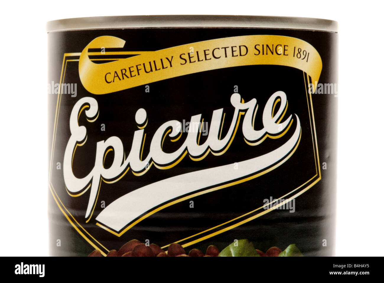 Tin of Black Beans Stock Photo Alamy