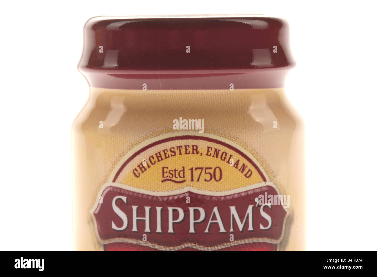 Pot of Beef Spread Paste Stock Photo Alamy