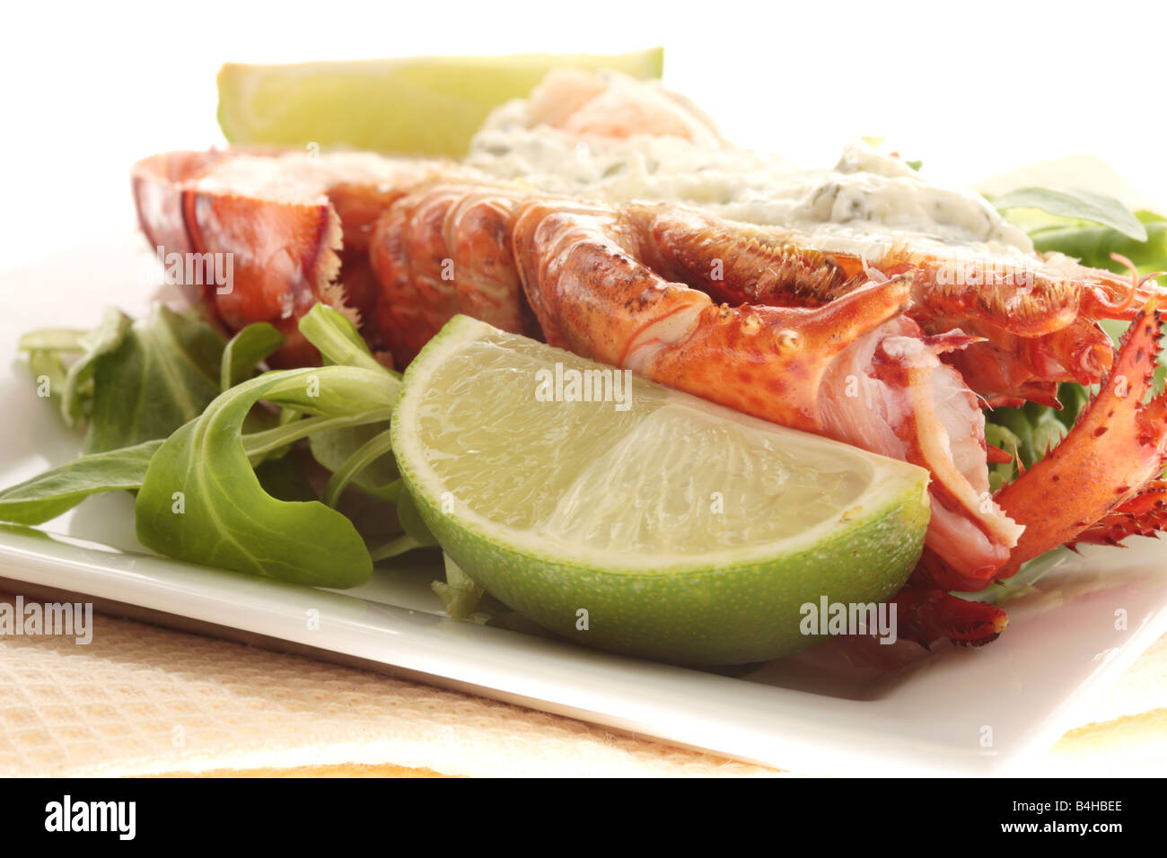 Fresh Delicious Luxury Canadian Dressed Lobster, Prepared And Cooked In