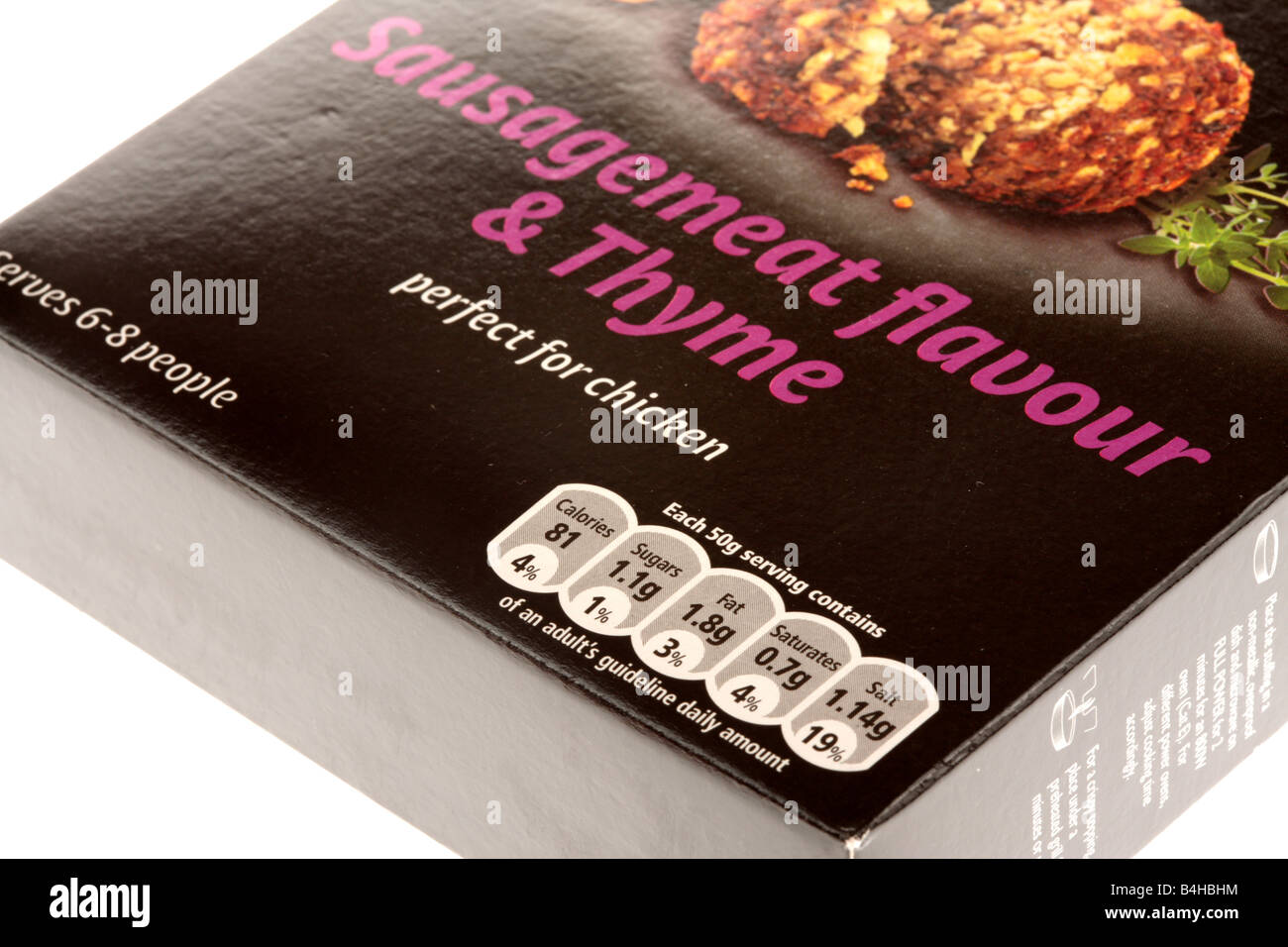 Sausagemeat and Thyme Stuffing Stock Photo Alamy