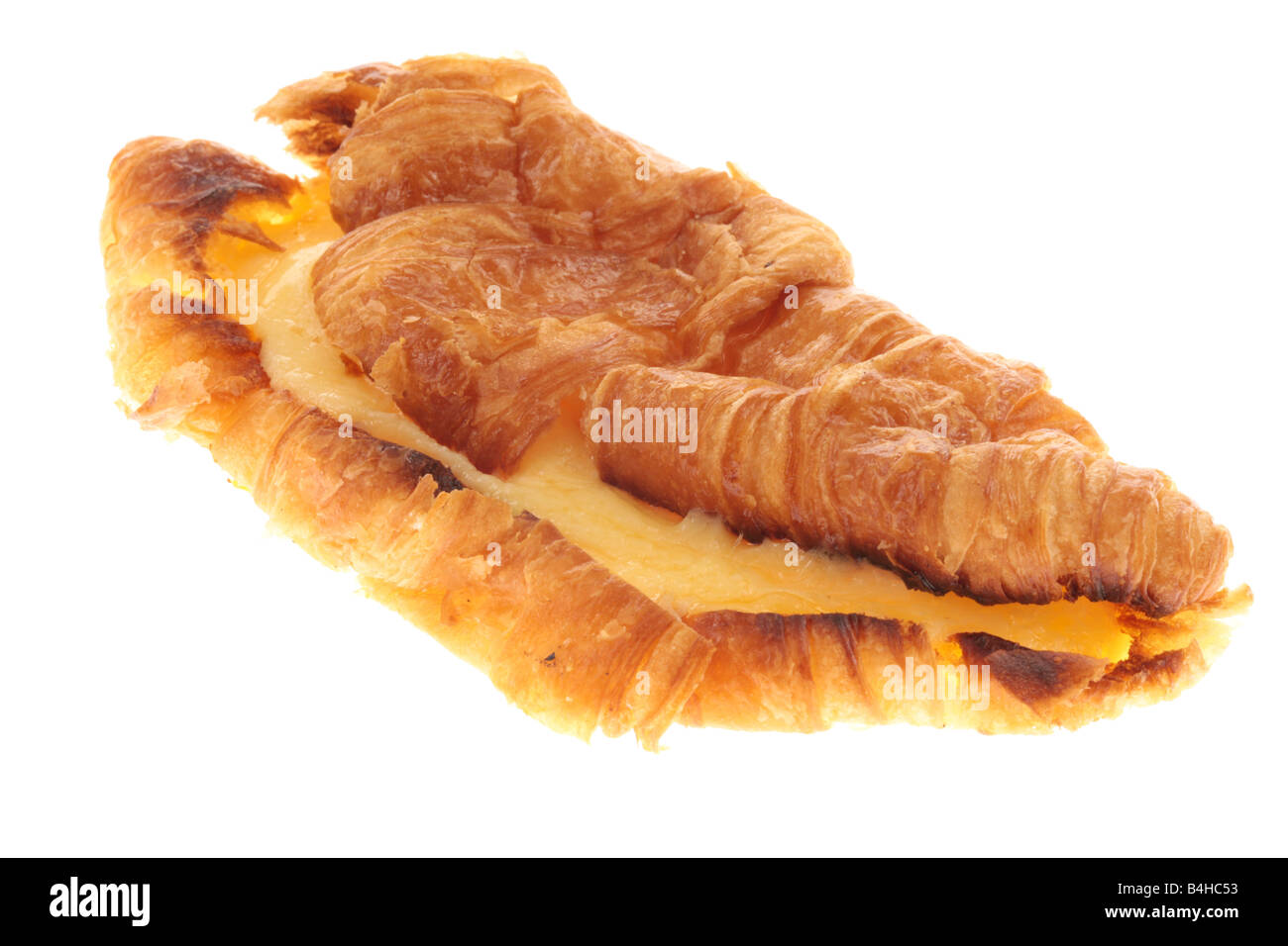 Melted Cheese on Croissants Stock Photo Alamy