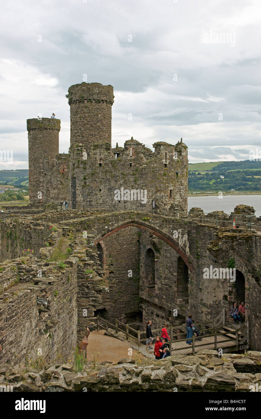 Conwy Castle in North Wales Stock Photo - Alamy