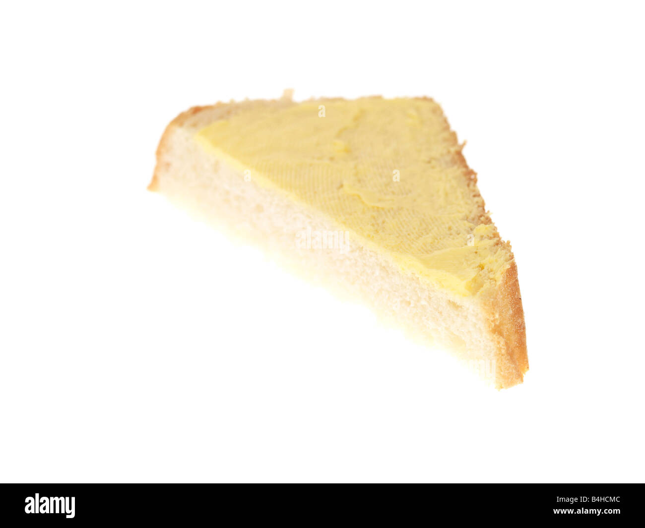 Slice of Bread and Butter Stock Photo Alamy