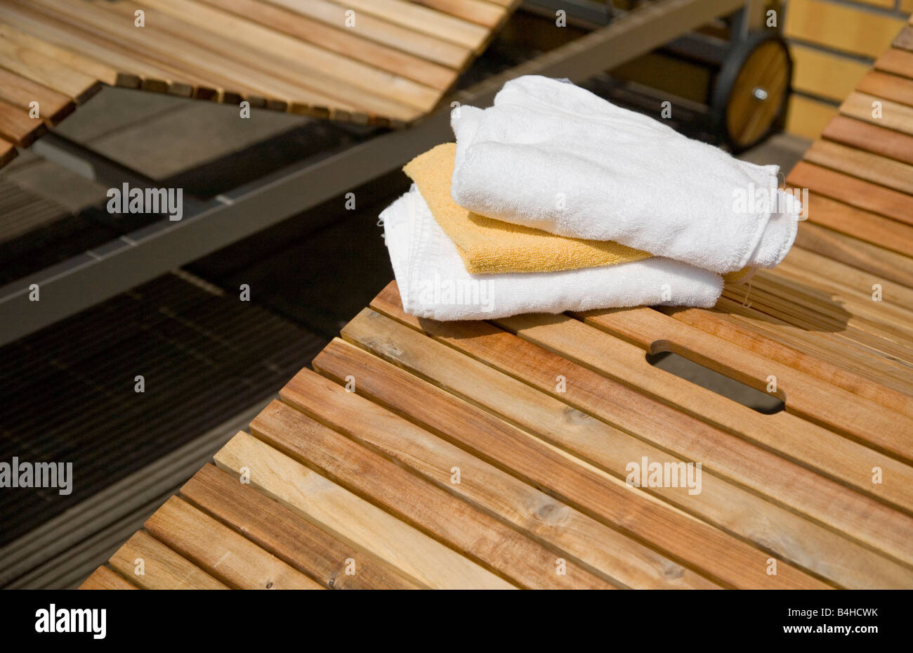 Towels lounger hires stock photography and images Alamy